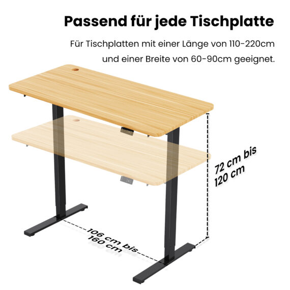 Ergospot ES1S Tischgestell